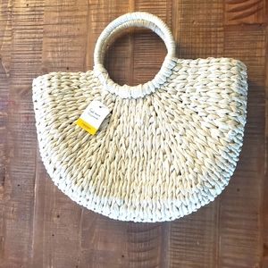 L'Occitane Natural Handmade Chic Straw bag